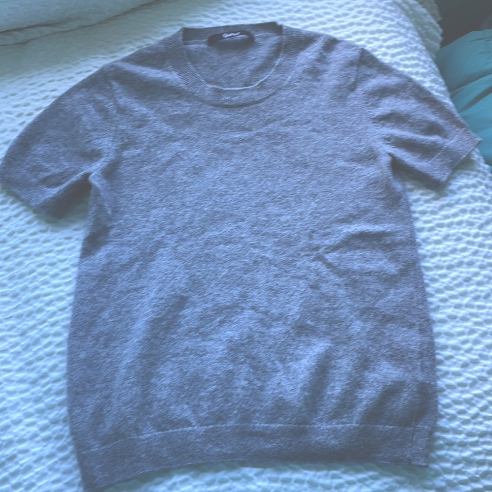 Short Sleeve Mongolian Cashmere Tee